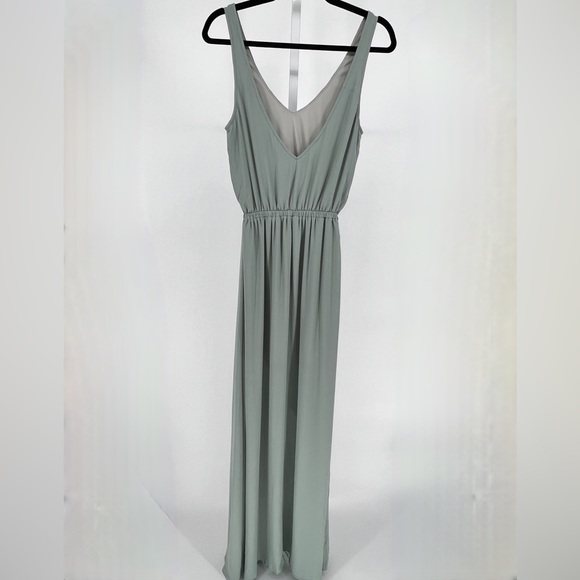 SHOW ME YOUR MUMU - Kendall Maxi Dress in Silver Sage - Picture 5 of 8